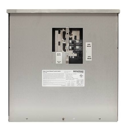 Generac Whole Panel 200A Utility / 50A Generator Manual Transfer Switch