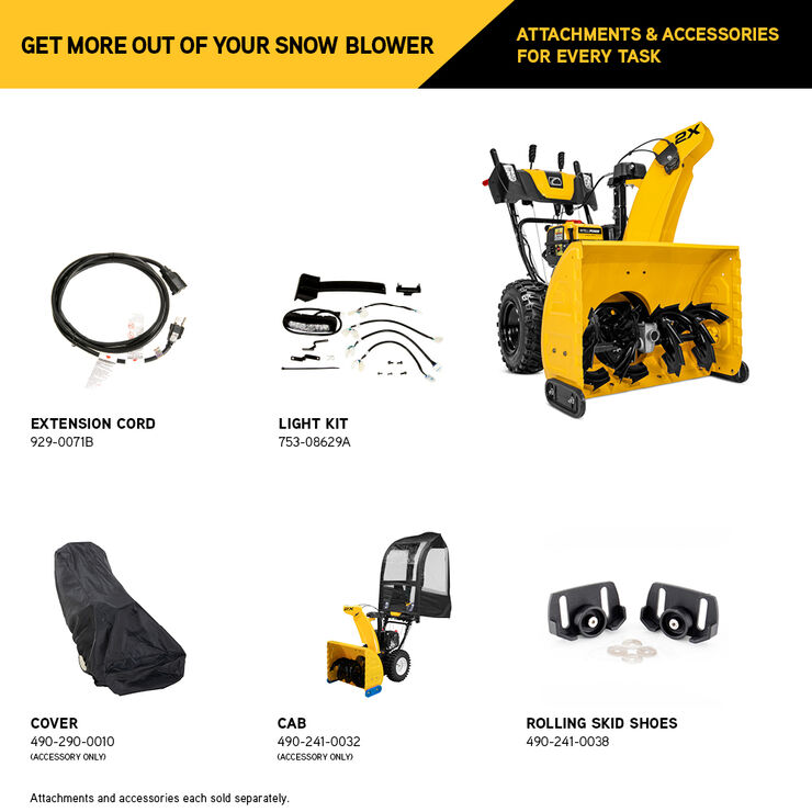 Cub Cadet 2X® 28" IntelliPOWER® Snow Blower (31AH5IVTB10) Cub Cadet 2X® 28" IntelliPOWER® Snow Blower (31AH5IVTB10)