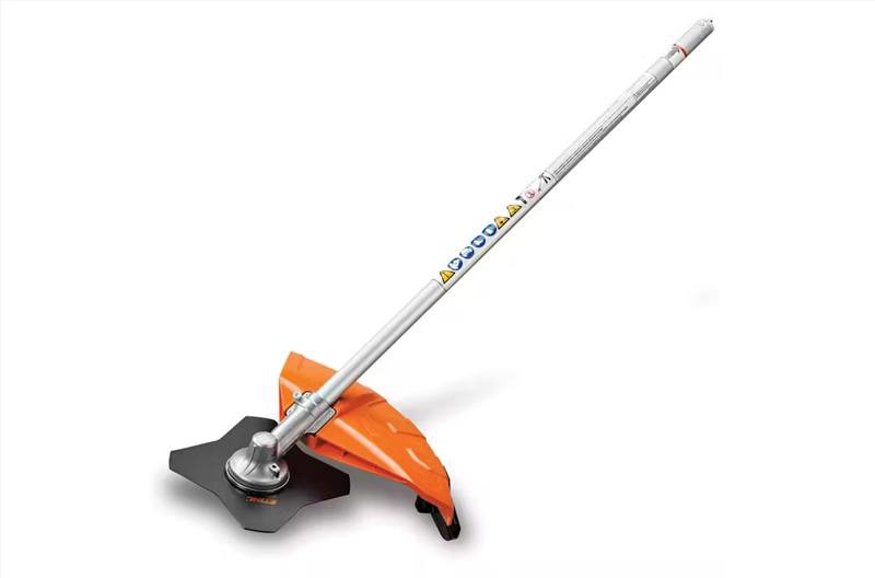 STIHL FS-KM Brushcutter with Four-Tooth Grass Blade